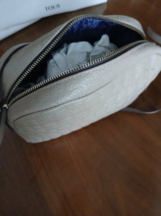 Bolso Tous Beige Piel Texturizada