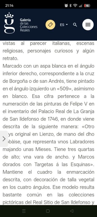 Cuadro Grande Escena Campestre