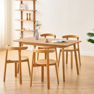 Mesa Comedor BONIFACIO Rectangular Madera 120cm