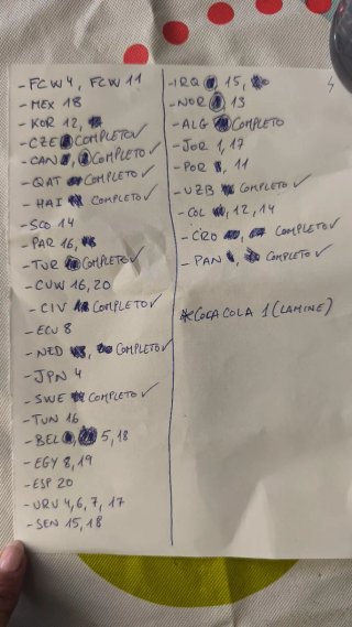 Cromos Mundial 2026 y CC
