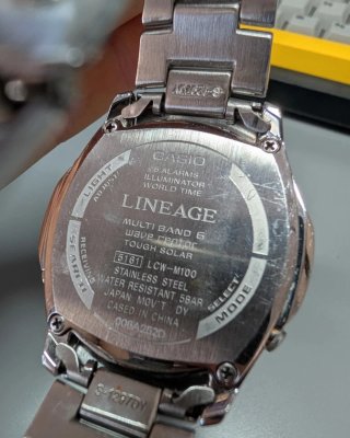 Reloj Casio Lineage MULTI BAND 6