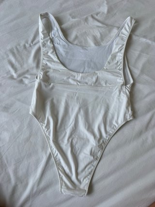 Bañador blanco talla S