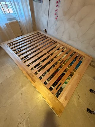 Estructura cama madera IKEA 135cm