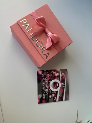 Anel Pandora Coração Rosa Prata 925