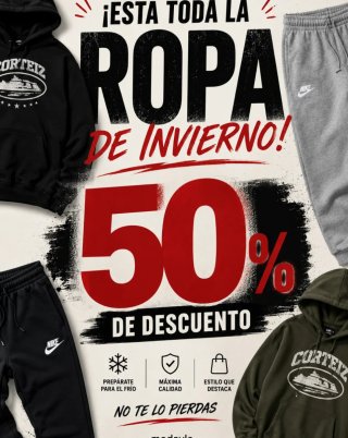 Ropa de Invierno 50% Descuento