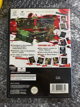 Mortal Kombat Deadly Alliance Gamecube PAL
