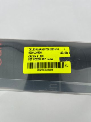 Mutande Calvin Klein Nere Uomo Taglia XL