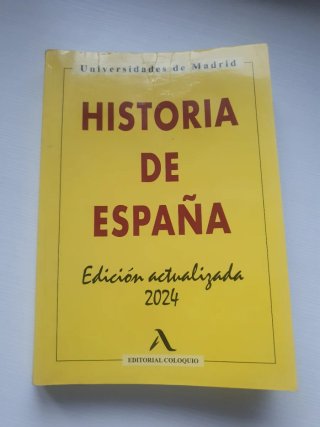 Libro Historia de España editorial coloquio.
