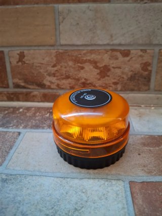 Baliza naranja intermitente