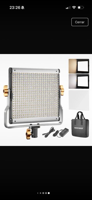 Kit de iluminación 2 Luces LED Neewer + Trípode