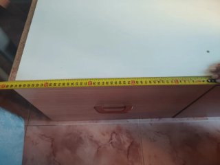 Cajonera de madera marrón