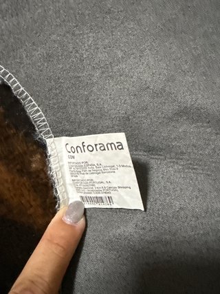 Alfombra Conforama efecto piel de vaca