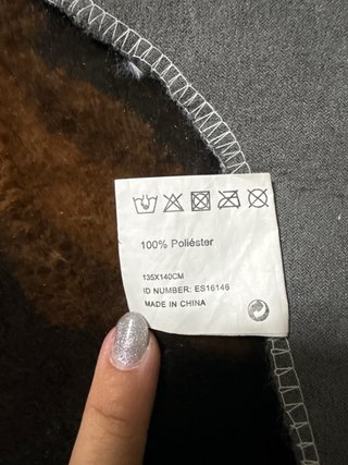 Alfombra Conforama efecto piel de vaca