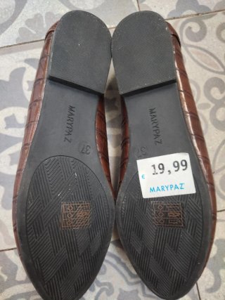 Zapatos Marypaz Marrones Cocodrilo