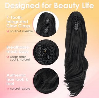 Extensiones de Cabello Coleta Negra Silk-co