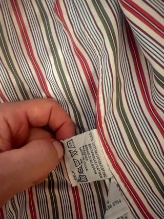 Camisa Polo Ralph Lauren Rayas Talla M