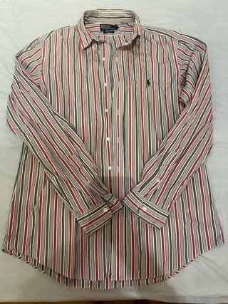 Camisa Polo Ralph Lauren Rayas Talla M