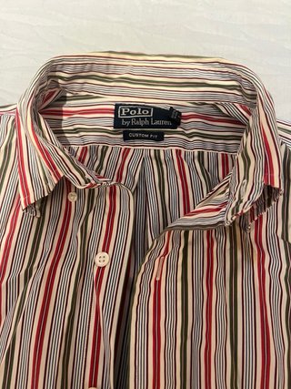 Camisa Polo Ralph Lauren Rayas Talla M