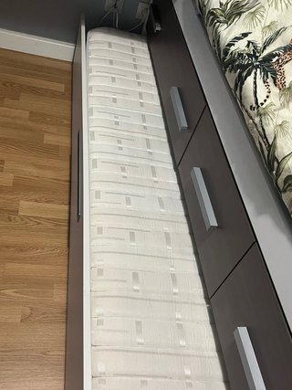 Cama nido con escritorio y colchones