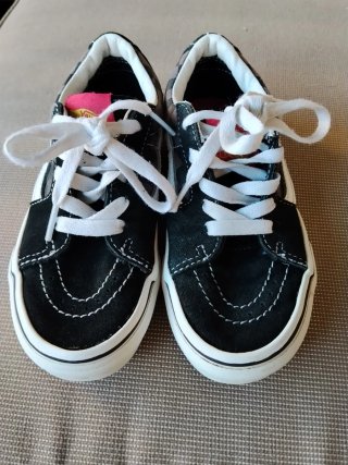 Sneakers Vans Checkerboard Nere e Grigie
