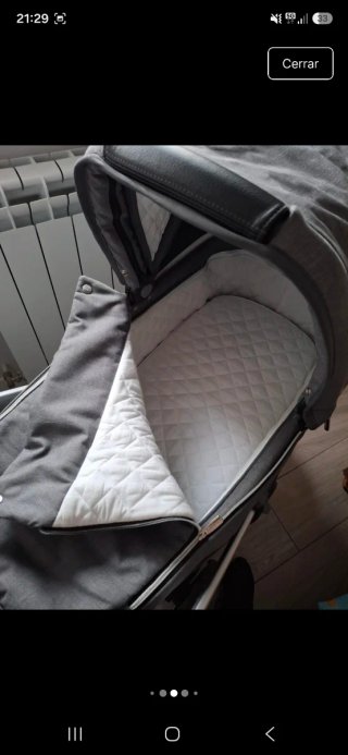 Silla de paseo gris