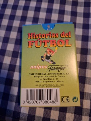 Baraja EDICIÓN LIMITADA "Historias del FÚTBOL"
