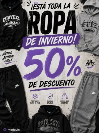 Ropa de Invierno  50% Descuento