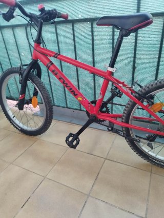 Bicicleta Infantil Rockrider 20 Roja