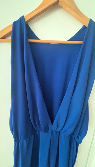 Mono Largo Zara Invitada Fiesta Azul