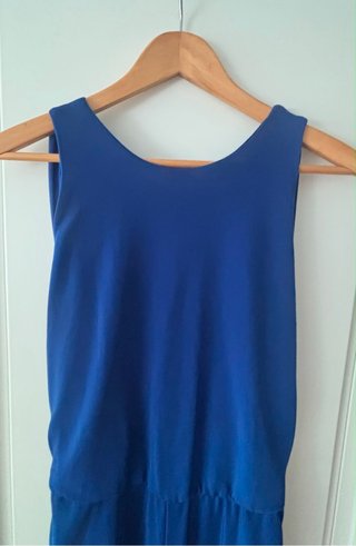 Mono Largo Zara Invitada Fiesta Azul
