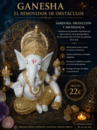 Figura Ganesha Removedor de Obstáculos