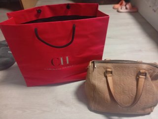 Bolso CH Carolina Herrera Beige