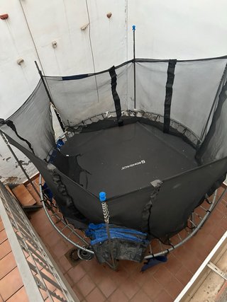 Cama elástica grande