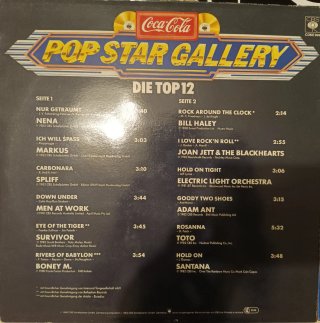 Pop Star Gallery Die Top 12/K-Tel's Hit Parade LPs