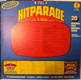 Pop Star Gallery Die Top 12/K-Tel's Hit Parade LPs