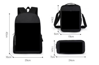 Pack Mochila, Bolso y Cartuchera