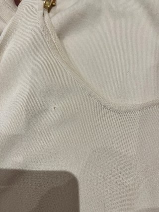 Vestido de punto Escada Beige
