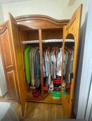 Armario de madera 3 puertas