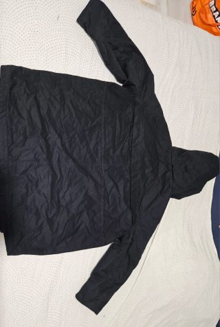 Parka Negra con Capucha H&M Divided 4XL