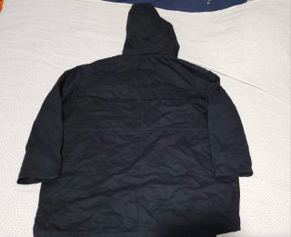 Parka Negra con Capucha H&M Divided 4XL