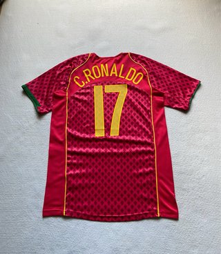 Camiseta Mundial Fútbol Portugal Retro CR7 Size L