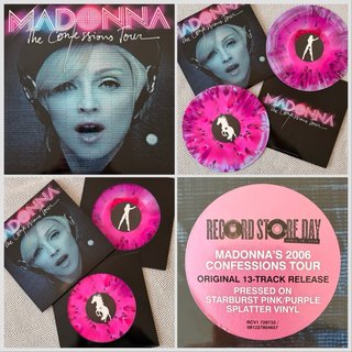 VINILO PINK/PURPLE MADONNA - CONFESSIONS TOUR RSD