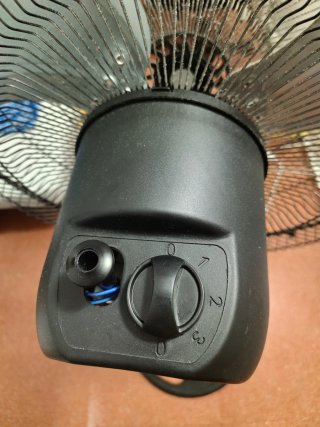 Ventilador Industrial Negro/Gris