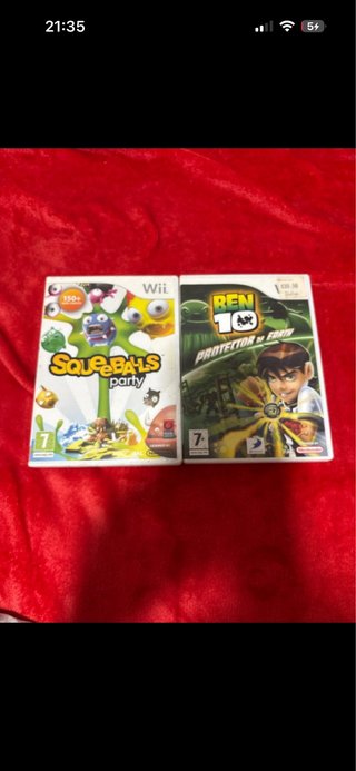 2 Discos Wii Ben 10