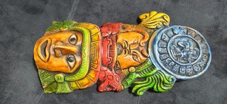 Máscara Mexicana de Barro Artesanal TexopaDescorac
