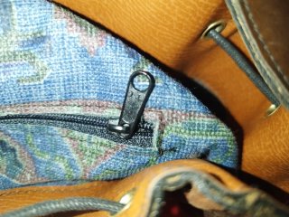 Bolso Piel Multicolor Vintage