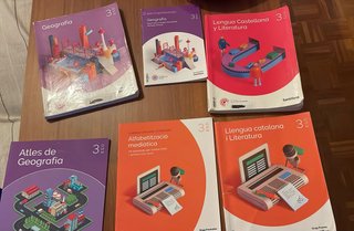Libros de texto escolar 3 de la Eso