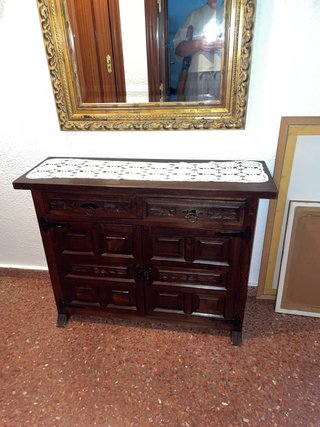 Mueble de entrada de madera