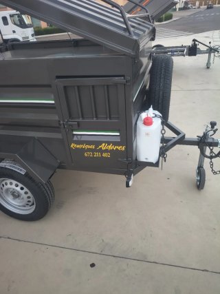 Remolque para perros 4 puertas escopetero depósito