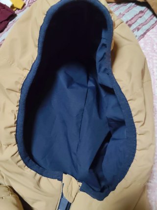 Chaqueta acolchada juvenil bicolor